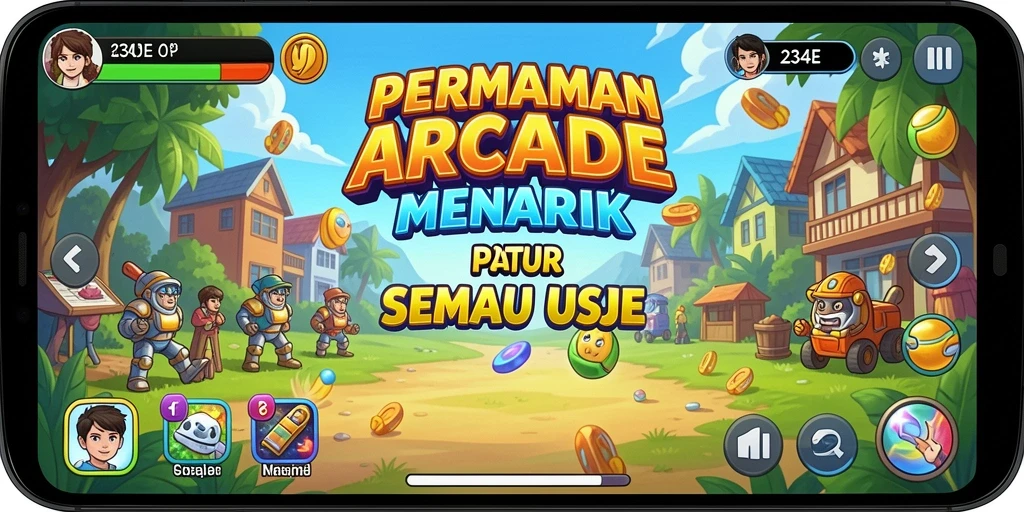 Gameplay seru 234E dengan grafik menarik dan tantangan seru.