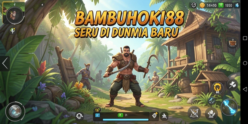 Tampilan gameplay BAMBUHOKI88 yang menarik dan penuh aksi.