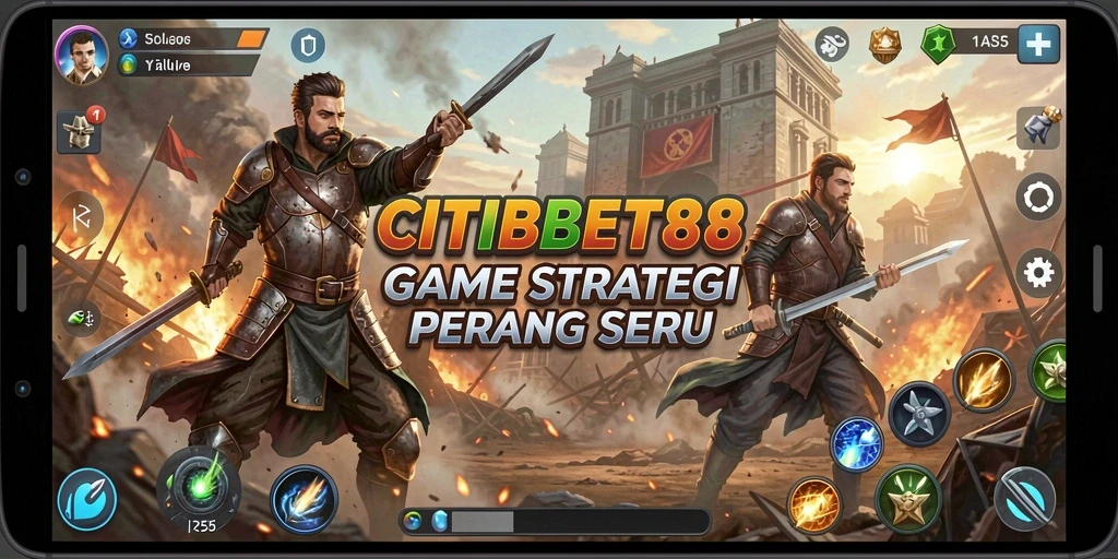 Tampilan permainan strategi mendebarkan di CITIBET88.