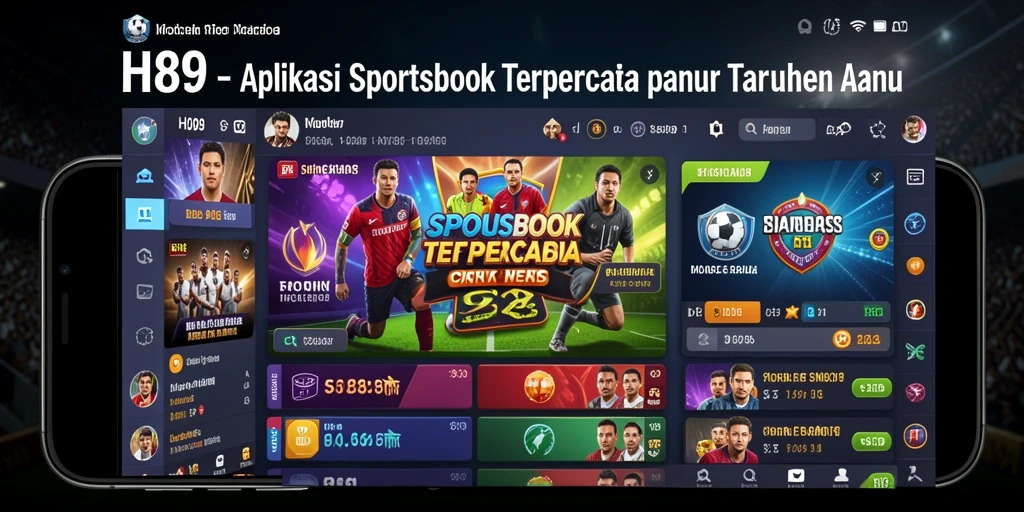 Tampilan permainan nyata dari H89 dengan taruhan olahraga yang menarik.