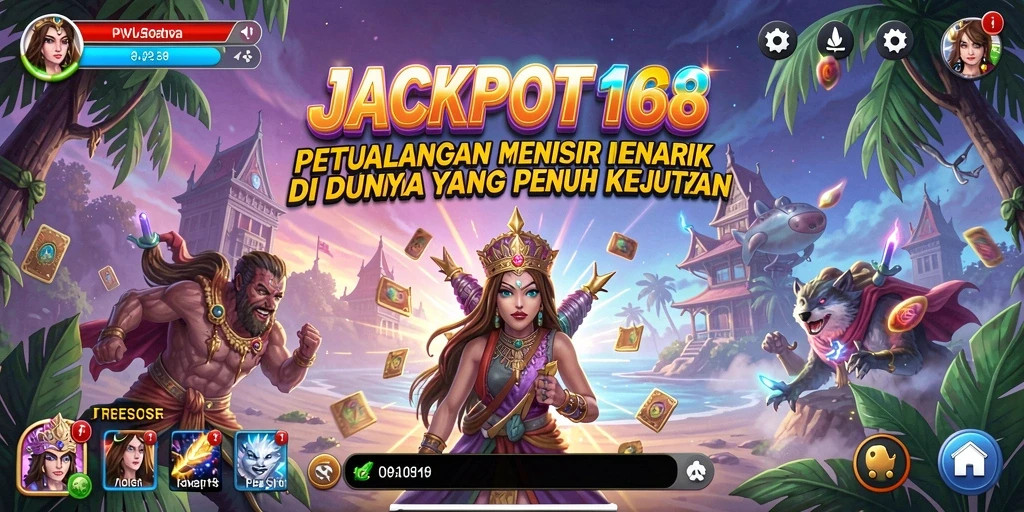 Tangkapan layar menampilkan gameplay seru dari JACKPOT168.
