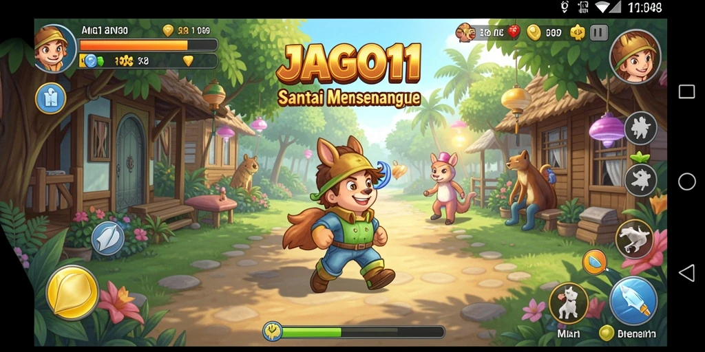 Tampilan menarik dari gameplay JAGO11 yang memukau.