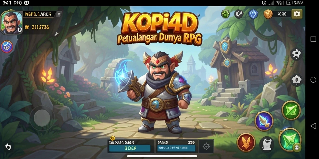 Tampilan menarik dari gameplay KOPI4D yang penuh aksi RPG.