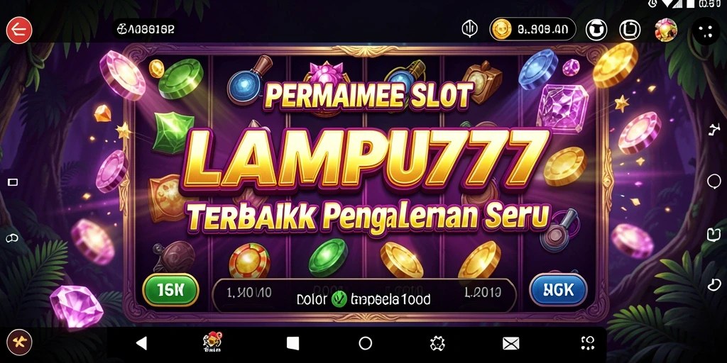 Tampilan gameplay Slot yang mendebarkan di LAMPU777.
