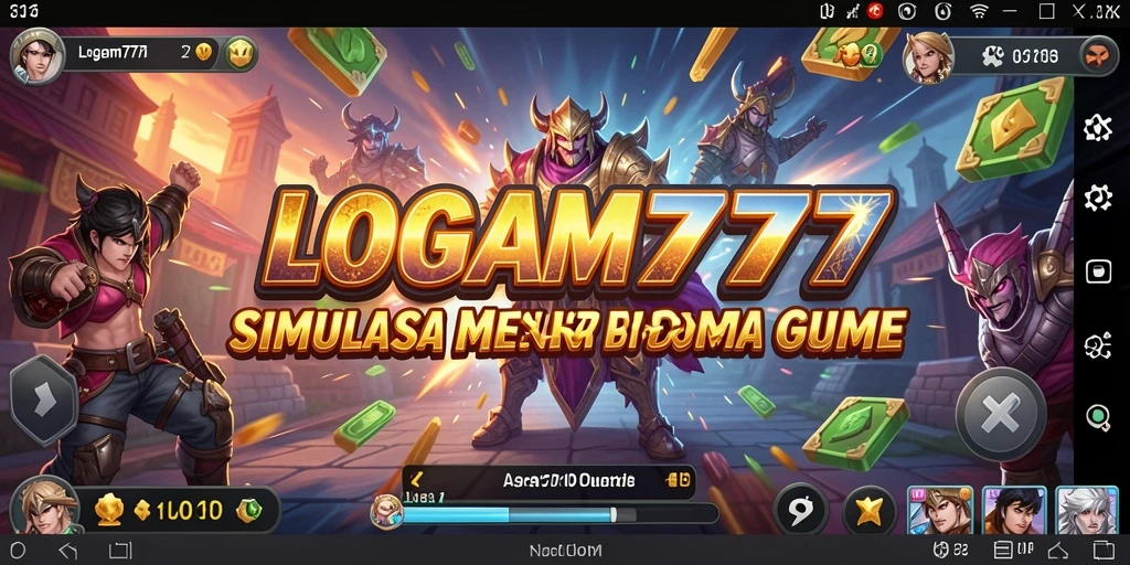 Tampilan seru dari gameplay LOGAM777 dengan grafik yang menawan.