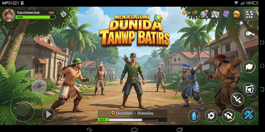 Tampilan gameplay Open World yang menakjubkan di MPO1221.
