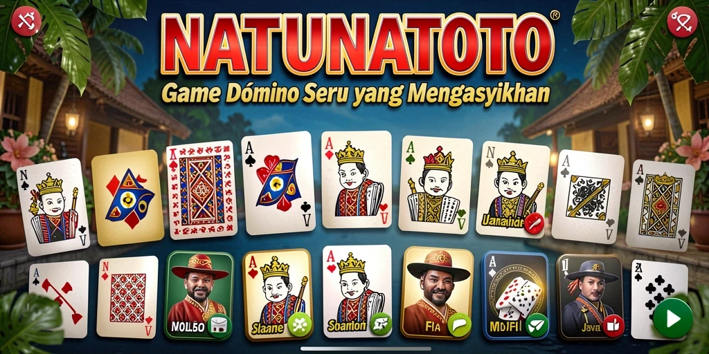 Tampilan gameplay seru dengan momen strategis dalam NATUNATOTO.