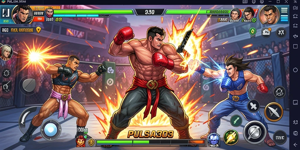 Tangkapan layar <strong>PULSA303</strong> yang menunjukkan gameplay Fighting yang mendebarkan.