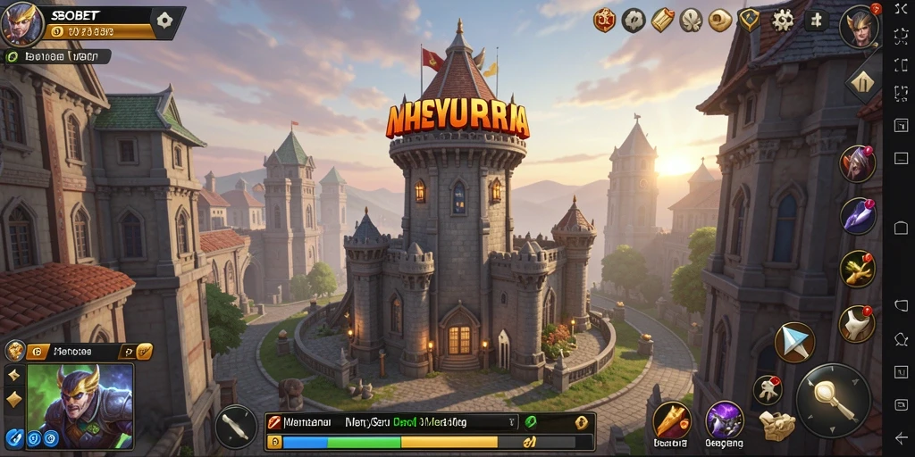 Screenshot gameplay SBOBET menampilkan strategi Tower Defense yang mendebarkan.