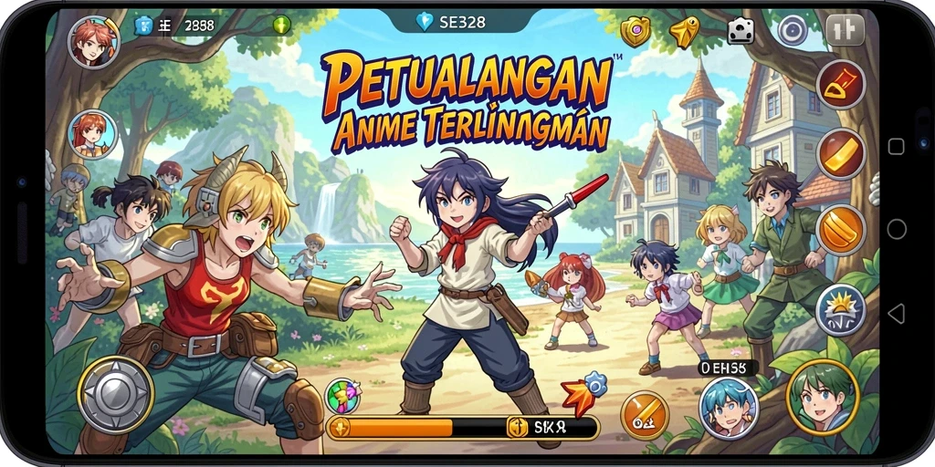 Screenshot SE328 menampilkan gameplay yang mengasyikkan dengan karakter Anime.