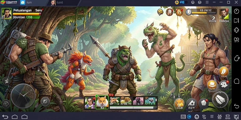 Screenshot gameplay SOBAT777 menunjukkan aksi seru dalam petualangan.