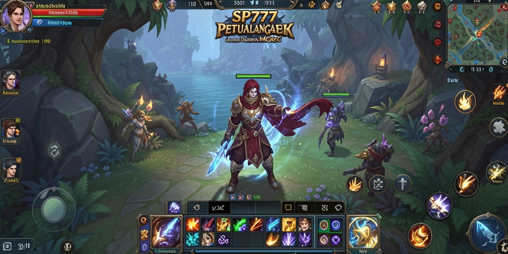 Tangkapan layar gameplay SP777 menampilkan aksi mendebarkan dalam dunia MMORPG.